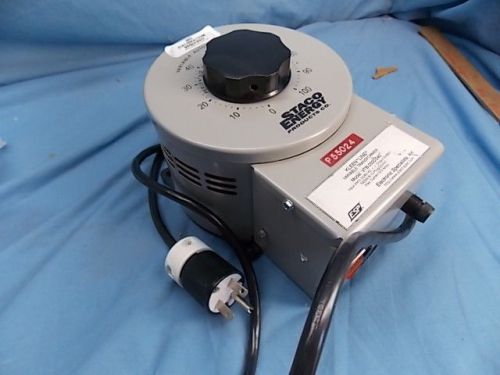 Staco Variac, Variable Auto Transformer, 240V input, 0-280V output