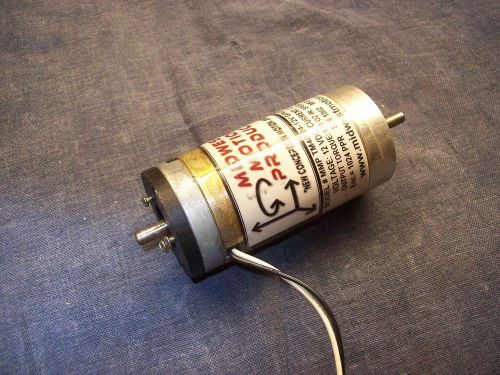 12/24 volt dc 2.3a 3600 rpm dual shaft motor only for sale