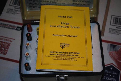 Vishay Model 1300 Test meter strain gauge ohmeter