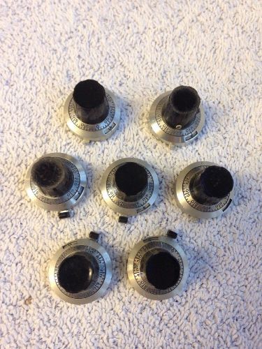 Lot of 7 Potentiometers knobs