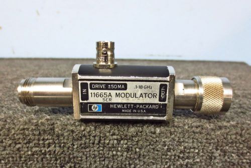 HP / Agilent 11665A  Type N (m-f), BNC RF Modulator, .1 GHz-18 GHz