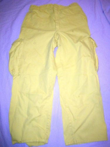 * PGI * Safety Flame Resistant Cargo PANTS Fire Cotton Camp Hunt Weld Lg  USA
