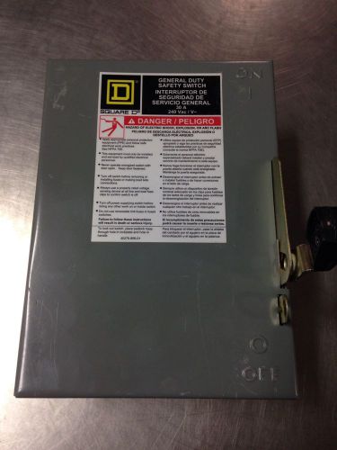 Sq D DU321 Safety Switch