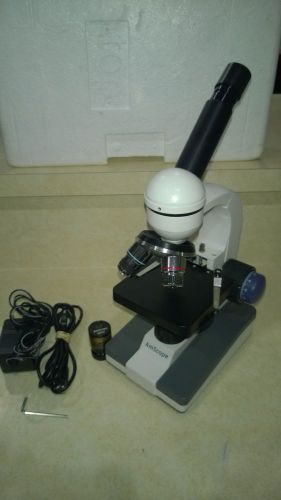 Amscope Biological Science Compound Microscope monocular W/ Amscope md35 Camera