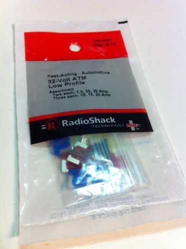 NEW in Fast-Acting • Automotive 32-Volt ATM Low Profile #270-0067 By RadioShack