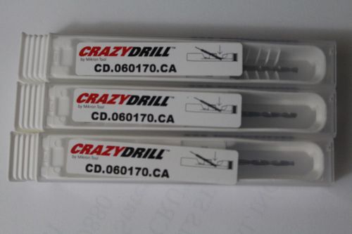 1.70mm Carbide Crazy cool drill - Mikron Swiss made
