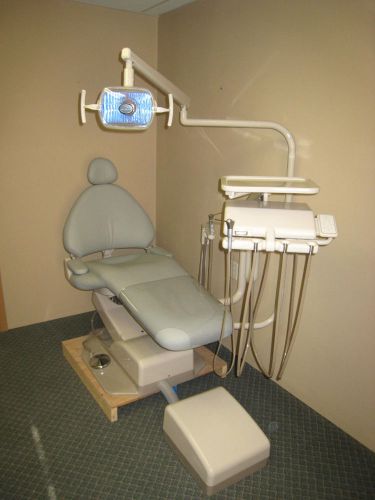 Adec cascade 1040 dental chair radius delivery, assist. arm &amp; light a-dec for sale