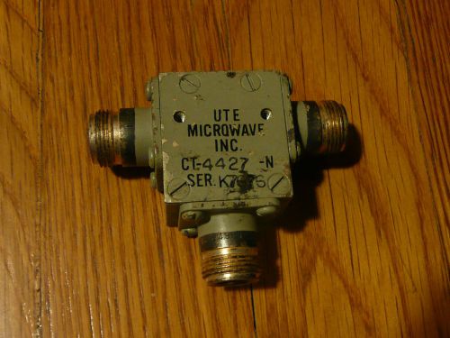UTE Microwave Inc. RF Circulator / isolator, 4 - 8 GHz,Model CT-4427-N