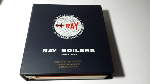 Ray Boilers Binder Catalog Bulletins Engineering Guide Technical Data From 1960s
