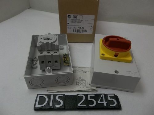 New allen bradley 600 vac max 25 amp non fused disconnect load switch (dis2545) for sale