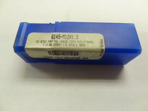 New m12 x 1.5 carbide tipped porting tool scientific cutting tools 6149-m12x1.5 for sale