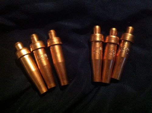 3 new 3-3-101/3 new 4-3-101 victor torch tips for sale