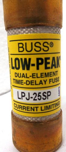 LPJ-25SP  Class J dual-element time delay fuse, 600VAC, 25A