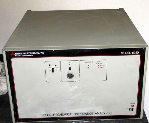 EG&amp;G PRINCETON MODEL 6310 ELECTROCHEMICAL IMPEDANCE ANALYZER (#5)