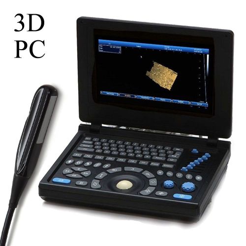 Veterinary 3d full digital laptop ultrasound scanner pc platform rectal probe ce for sale