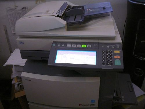 Toshiba E Studio 281C Color Copier  Print Fax Scan Duplex