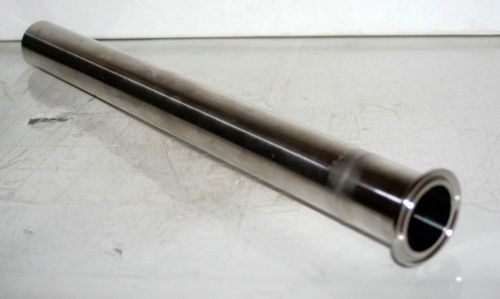 1.5&#034; od (15 7/8&#034; long) ss 316 butt weld/sanitary pipe section for sale
