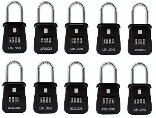 Pack of 10 lockboxes realtor key storage lock box real estate 4 digit lockbox for sale