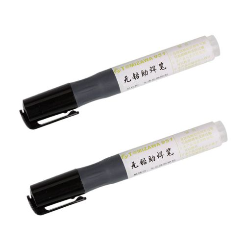 2 pcs 10ml lead-free soldering flux paste pen for pcb,bga,pga,smd reworking for sale