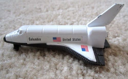 US Space Shuttle Columbia Miniature Die Cast White Pencil Sharpener