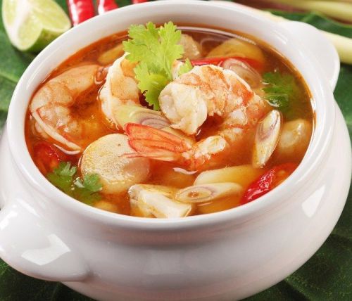 06 Recipe Thai Food Tom Yum Koong Spicy Cuisine DIY Taste Delivery FREE SHIPPING