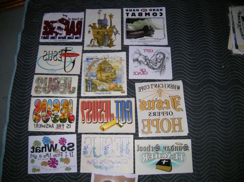 LOT #3 heat transfers ( 42 total)  Religious