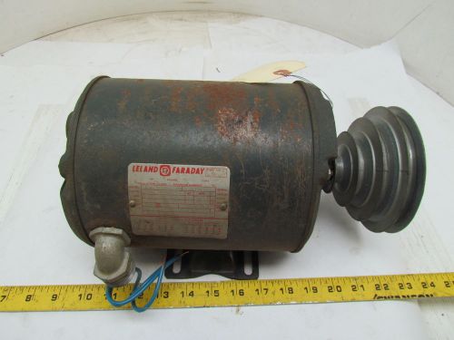 Leland faraday h56-44833-00 3ph 3/4hp electric motor 1725 rpm 208-220/440v h56 for sale
