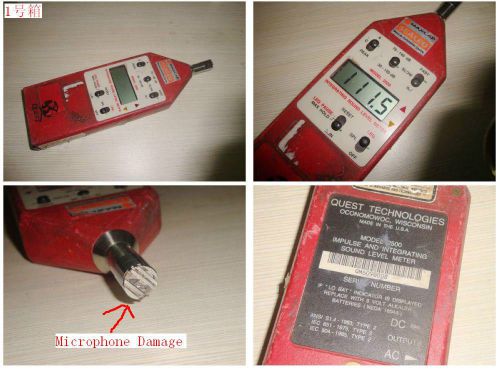 Microphone Damage Unable Work Quest 2500 Sound Level Meter For Get Repair Parts