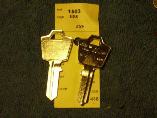 Ilco key blanks for esp mail box locks, ilco #1503 / es9 for sale