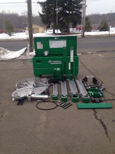 Greenlee 881ct cam track bender with 1813 table &amp; 980 pump 2.5-4&#034; #3 **mint** for sale