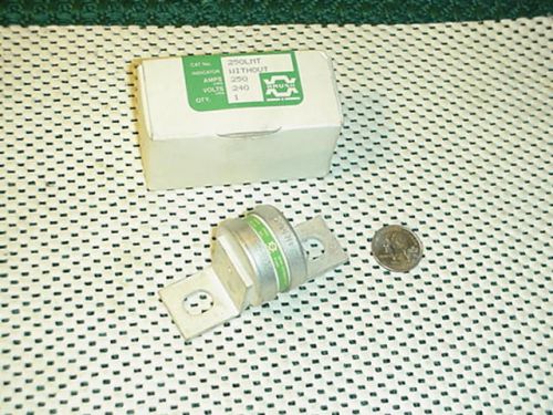 BRUSH FUSE, 250A, 240VAC, P/N 250LMT    NEW IN BOX!