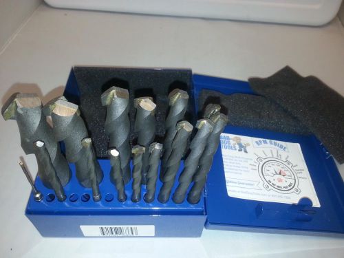 BAD DOG TOOLS MULTI PURPOSE DRILL BITS 3/32 TO 1 BY 32