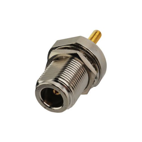 N-type female jack bulkhead straight rf connector for fiber-glass antenna for sale