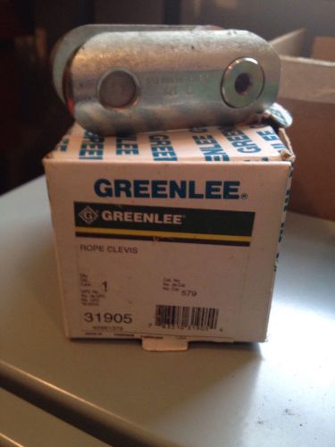New Greenlee 579 Rope Clevis