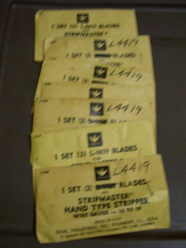 7 NEW SETS IDEAL L-4419 BLADES FOR IDEAL HAND TYPE STRIPPER
