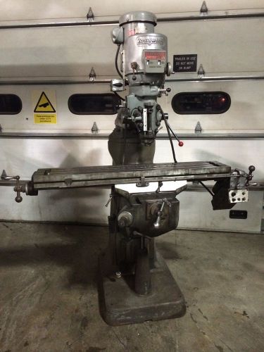 Bridgeport milling machine 9&#034;x48&#034; table 2hp 220v 3ph power feed variable speed for sale