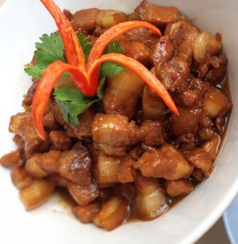 Recipe Thai Style Sweet Pork Condiment Dining Food Asian Cuisine PDF in email