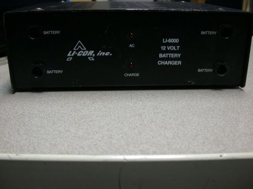 Li-cor li-6020 gas analyzer 12 volt lead-acid battery charger 12v li-6000 for sale
