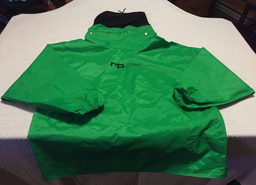 RPB Safety XL Extra Large Nylon Sandblasting Protective Hooded Cape Suit - Green