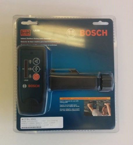 Bosch lr30 indoor / outdoor rotary laser detector 500 ft 152 m for sale