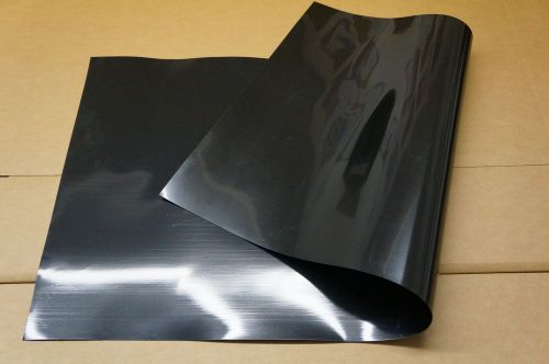 6 Long BLACK 48x24x1/30, 0.03 Flexible LDPE Plastic DIY Stencil Pattern Sheet