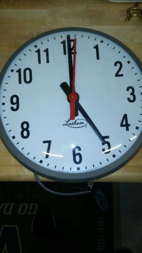 Lathem wall clock