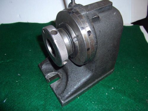 HARDINGE #4-H 5C USED INDEX HEAD, GOOD CONDITION WITH 30 INDEX PLATE SEE PICS