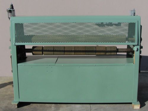 Evans royal ezy-bond 61” pinch roller laminate press 110v / 80 psi rotork for sale