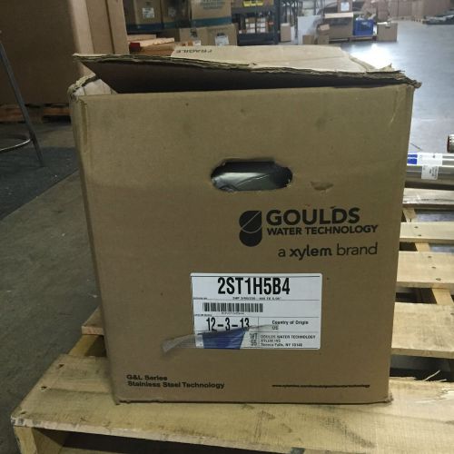 GOULDS 2ST1H5B4 NPE SERIES END SUCTION 316L STAINLESS CENTRIFUGAL WATER PUMP