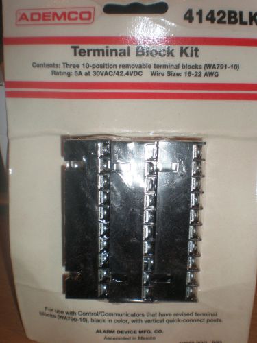 Ademco terminal block kit model 4142blk for sale