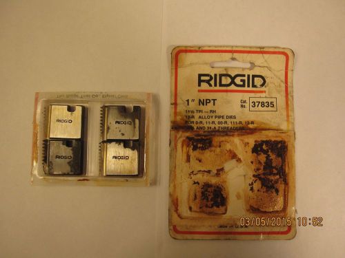 Ridgid Pipe Threader Die Set,12-R, 1&#034;,Unused, corrosion stains