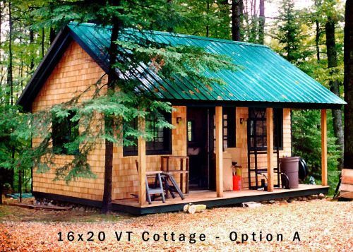 Vermont Cottage Kit - Tiny House / Camp Kit / Cabin Kit / Pre-Fab Cottage