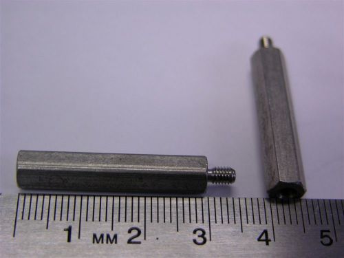 30 metric stainless 6mm x 30mm hex standoffs m/fm m3x0.5 for sale