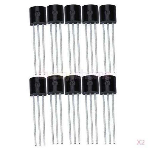 20 pcs ds18b20 digital thermometer temperature sensor 3-pin to-92 to92 3v-5.5v for sale